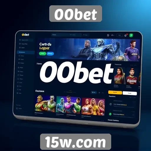 Interface do site 00bet é otimizada para usuários